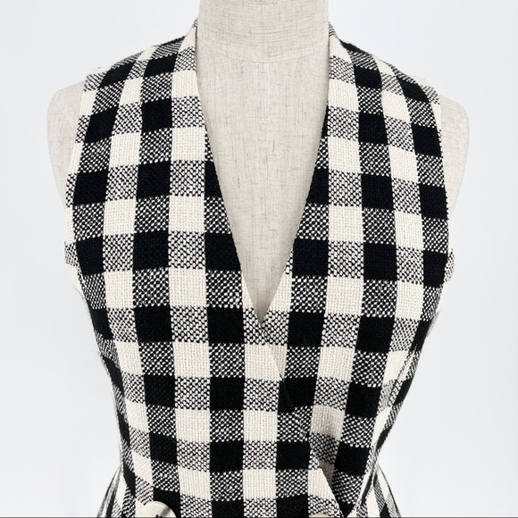 Zara | Checked Waistcoat - Picture 6 of 14